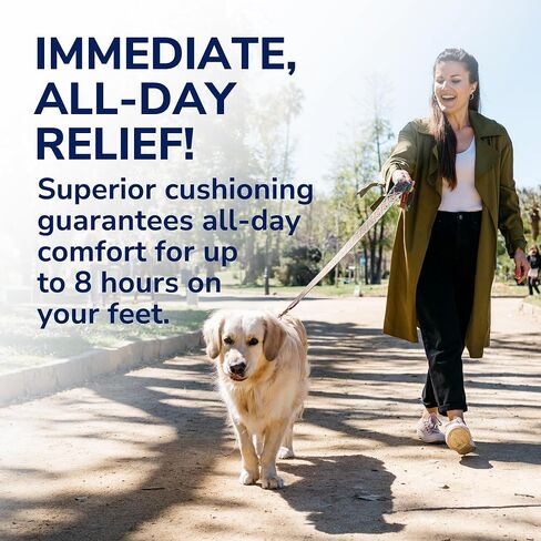 حشوات تقويمية كاملة الطول من Dr.Scholl's® Custom Fit®، CF 540، مخصصة لقدمك وقوسك، تخفيف فوري للآلام طوال اليوم، أسفل الظهر، الركبة، اللفافة الأخمصية، الكعب، النعال الداخلية تناسب أحذية الرجال والنساء in Kuwait