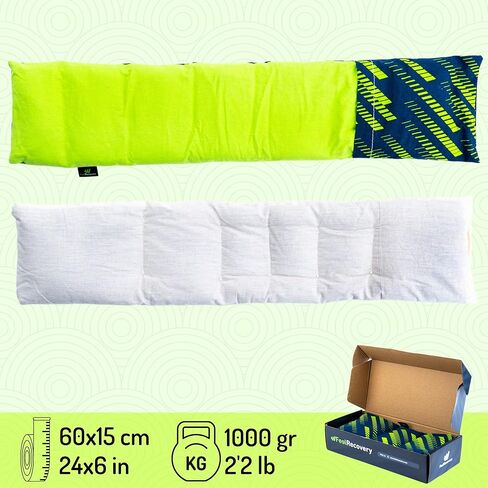 وسادات تسخين الميكروويف لتخفيف آلام الرقبة - أداة تدفئة الرقبة قابلة للاستخدام في الميكروويف (24 × 6 بوصة) - حزمة تسخين للرقبة قابلة للاستخدام في الميكروويف - عبوة ساخنة وباردة قابلة للميكروويف - غطاء قابل للغسل، نسيج قطني 100% ولافندر in Kuwait