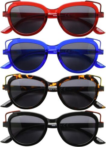 Eyekepper 4-pack Bifocal Reading Glasses Cat Eye Design Bi-focal Readers Women in Kuwait