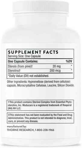 ثورن ريسيرتش - مودوكير - مزيج متوازن من الستيرولات النباتية والستيرولين لدعم وظيفة المناعة والتحكم في الإجهاد - 90 كبسولة in Kuwait