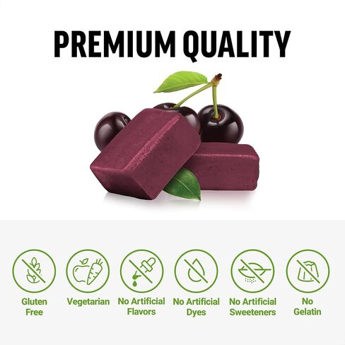 FORCE FACTOR Perfect Maca, Maca Root and DIM Supplement with Saffron to Boost Energy and Mood, with Yellow and Black Maca, Vitamins, Minerals, and Antioxidants, Dark Cherry Flavor, 60 Soft Chews in Saudi Arabia