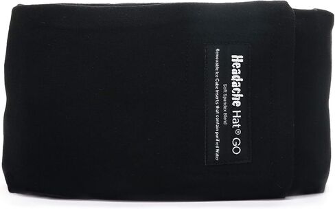 قبعة الصداع- جو (أسود) عبوة ثلج لتخفيف آلام الصداع النصفي وتخفيف التوتر، تتضمن حصيرة ثلجية إضافية in Kuwait