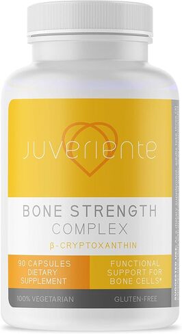 Juveriente Bone Strength Complex/A Dietary Therapy of a Japanese Traditional Fruit, Packed with Vitamin C, D3, K2, Calcium, Phosphorus, Food Grade Strontium and Boron / 90 Capsules for 30 Days in Saudi Arabia