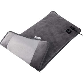 BRIGENIUS Graphene Electric Large Heating Pad for Back Pain Relief, Innovative Graphene Heating Material Fast Heating Pad for Cramps Neck Shoulder, 3 Heat Settings with Auto Shut-Off - 12" X 24" in Kuwait