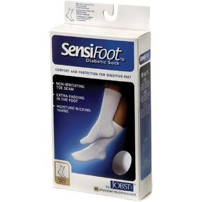 Jobst SENSIFOOT Diabetic 8-15mmHg Knee High, Black, X-Small in Saudi Arabia