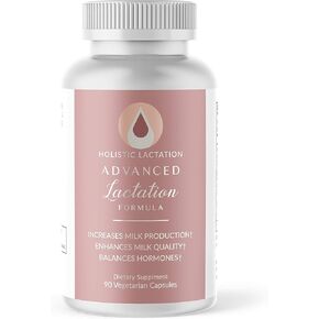 Holistic Lactation® Advanced Lactation Formula (30 Servings), Supplement to Support Milk Supply, Contains Organic Moringa and Milk Thistle Extract, Fenugreek-Free in Saudi Arabia