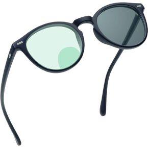 YEIN Bifocal Reading Glasses, Photochromic Gray Sunglasses, 0.00/+1.00 Magnification for Women/Men