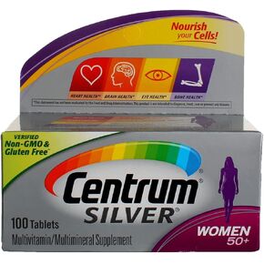 أقراص سنتروم سيلفر للنساء 50+ - 100 قطعة، عبوة من قطعتين in Kuwait