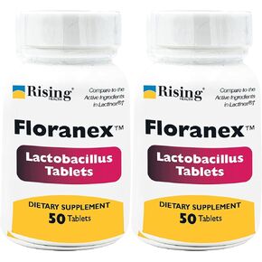 Floranex Lactobacillus Tablets, 50 Count Per Bottle (2 Pack) in Saudi Arabia