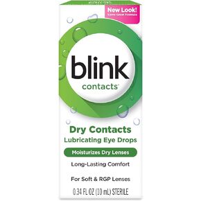 Blink Contacts Lubricant Eye Drops, 10 ml (Pack of 3) in Kuwait
