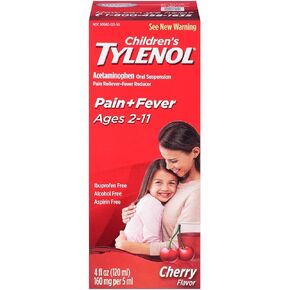 Tylenol Chld Cherry Liq حجم 4 أونصة سائلة Tylenol Children's Cherry Blast Oral Suspension Pack of 3 in Kuwait