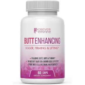 Forever Feminine Premium Butt Enhancement Pills - Booty Enlargement Pills - Shape, Lift and Firm - Butt Enhancer Glute Growth Supplement - Bigger Butt Without Gains - 60 ct in Saudi Arabia