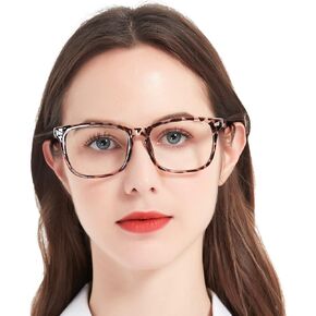 XODITO Blue Light Blocking Reading Glasses Women Computer Readers 1.0 1.25 1.5 1.75 2.0 2.25 2.5 2.75 3.0 3.5 4.0 5.0 6.0