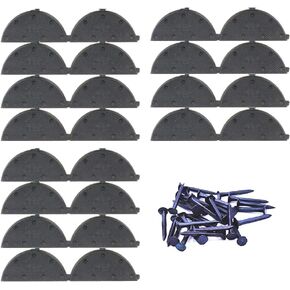 24 قطعة من ألواح الكعب أحذية مطاطية للكعب مع رؤوس للإصلاح مع مسامير مقاس متوسط (12زوج كبير) in Kuwait