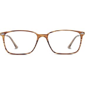 NOOZ Optics Reading Glasses - Rectangular Shape - Magnifying Readers for Men and Women - Bao Model Essential Collection