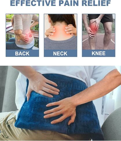 Heating Pad for Back Pain and Cramps 12x24 Inch, Relief, Electric Heat Pad for Neck and Shoulders, Auto Shut Off, Portable Ultra Soft with 4 Temperature Settings in Saudi Arabia