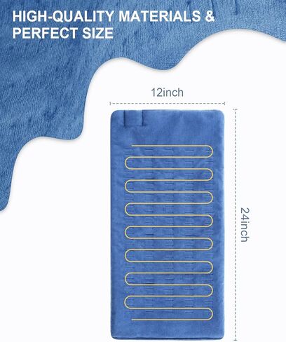Heating Pad for Back Pain and Cramps 12x24 Inch, Relief, Electric Heat Pad for Neck and Shoulders, Auto Shut Off, Portable Ultra Soft with 4 Temperature Settings in Saudi Arabia