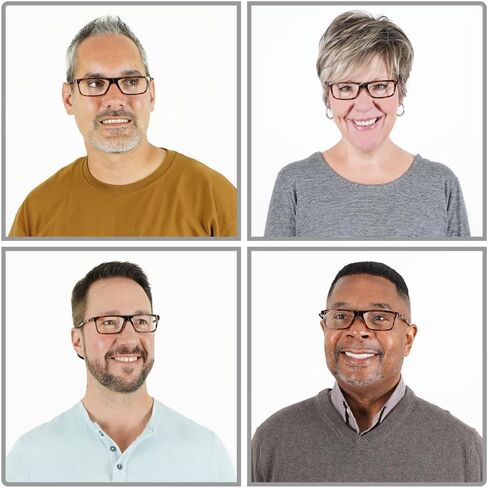 نظارات القراءة المغناطيسية Clic Blue Light Blocking من Slastik، شريط ناعم قابل للطي، قارئ كمبيوتر Adj Temple، Bodo (XL-XXL) in Kuwait