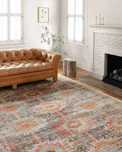 Loloi II Jocelyn Collection JOC-07 Khaki/Multi 2'-3" x 4'-0" Accent Rug in Kuwait