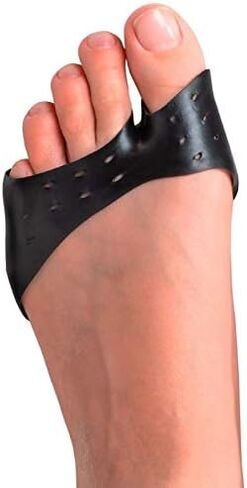 Metatarsal Pads Ball of Foot Cushions - Soft Gel Forefoot Sleeves Mortons Neuroma Callus Metatarsalgia Feet Pain Relief Bunion Forefoot Cushioning Relief Women Men - 2 Pairs - Black in Kuwait
