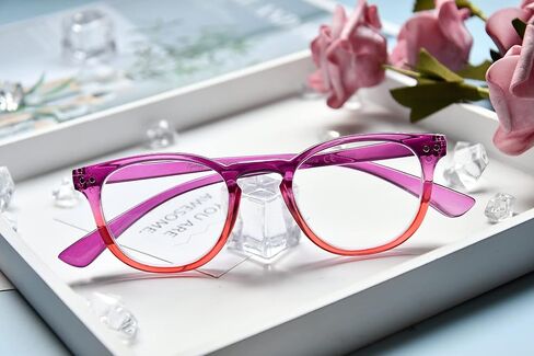 نظارات القراءة النسائية Eyekepper Fashion Readers (إطار أخضر وردي، 1.75) in Kuwait