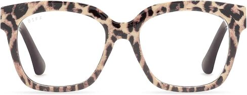 DIFF Reading glasses blue light blocking, Lightweight Oversized Readers Ava Compliments Eyewear for Women, Tortoise Styles in Saudi Arabia