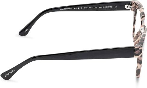 DIFF Reading glasses blue light blocking, Lightweight Oversized Readers Ava Compliments Eyewear for Women, Tortoise Styles in Saudi Arabia