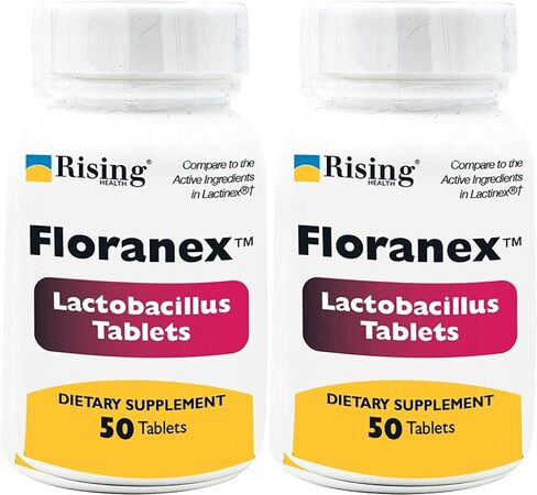 Floranex Lactobacillus Tablets, 50 Count Per Bottle (2 Pack) in Saudi Arabia