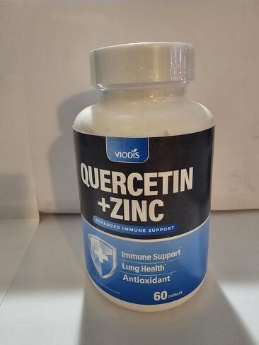 VIVE MD (2 Pack) Quercetin 500mg with Zinc-Immune System Booster, Lung Support Supplement for Adults Kids-Immunity Defense (120 Capsules) in Saudi Arabia