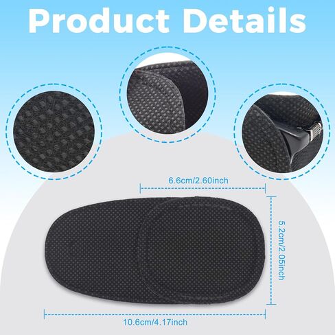 6 قطعة بقع العين للنظارات لصقة عين سوداء قابلة لإعادة الاستخدام لصقة عين كسول للبالغين لعلاج كسل العين الحول الحول للأطفال in Kuwait