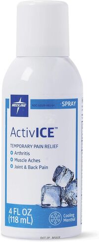 Medline MDSAICESPRYH ActivICE Topical Pain Reliever Spray, 4 oz. Volume in Saudi Arabia