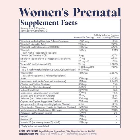FullWell Fertility Booster, for Both Men & Women Trying to Conceive, Optimal Preconception Health to Support Quality, Made with CoQ10, NAC & Ashwagandha, Vegan, Non-GMO, 30 Servings in Saudi Arabia