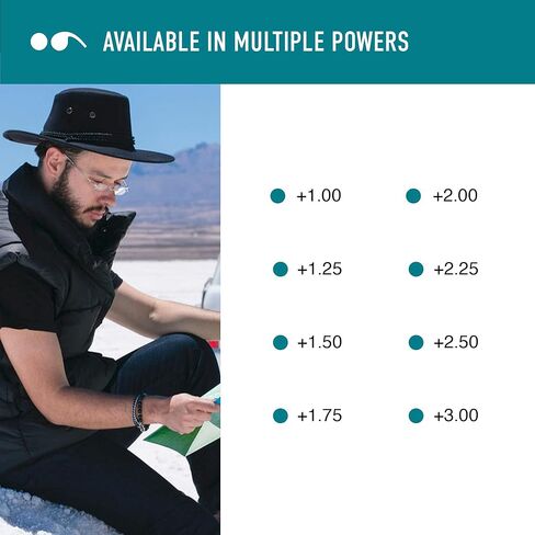 نظارات القراءة Scojo New York Gels Cat، قارئات خفيفة الوزن للغاية بدون إطار للنساء والرجال in Kuwait