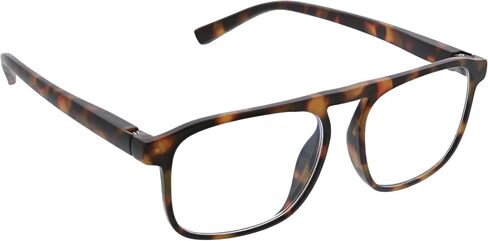 Peepers by PeeperSpecs - Unisex Off the Grid Square Blue Light Blocking Glasses, No Correction in Kuwait