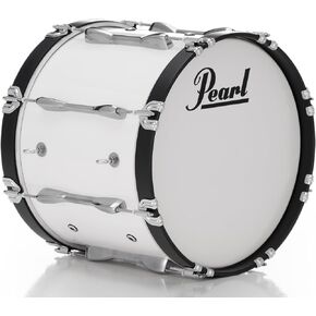 Pearl Marching Bass Drum, Pure White (FBDB1814/A33) in Kuwait