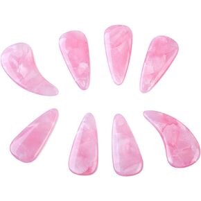 8Pcs Guzheng Finger Picks Elastic Professional Guzheng String Nail Covers Reusable String Instrument Replacement Parts (Cloud Color)