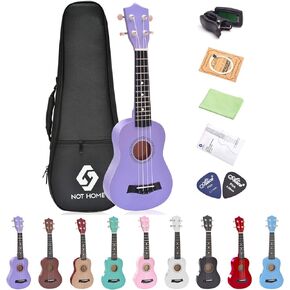 Soprano Ukulele Beginner, Basswood kids Ukuleles Starter Kit Burlywood in Kuwait