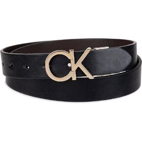Calvin Klein Women's Two-in-one Reversible Ck Monogram Plaque Buckle in Kuwait