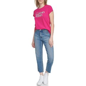 Calvin Klein Women's Short Sleeve Logo Tee in Saudi Arabia