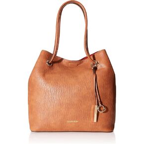 Calvin Klein Gabrianna Bubble Lamb North/South Key Item Tote