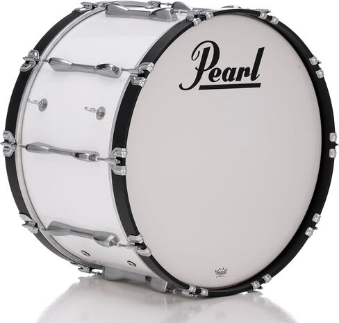 طبلة بيرل مارشينج باس، أبيض نقي (FBDB2414/A33) in Kuwait