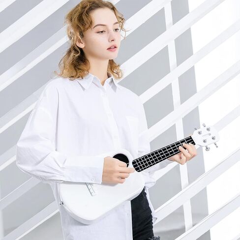 القيثارة للحفلات الموسيقية للمبتدئين مقاس 23 بوصة القيثارة الذكية مع إرشادات التمارين التفاعلية المرئية الذكية، والدروس عبر الإنترنت، و72 مصباح LED، والقيثارة الاحترافية للضبط التلقائي in Kuwait