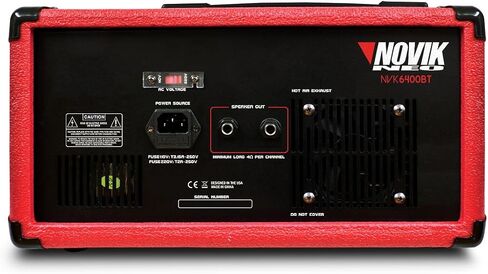 خلاط نوفيك نيو NVK 6400-BT | خلاط يعمل بالبلوتوث ومشغل MP3 مزود بـ 6 قنوات مع فتحة USB وSD وجهاز تحكم عن بعد in Saudi Arabia