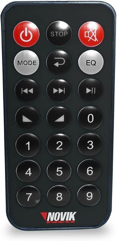 خلاط نوفيك نيو NVK 6400-BT | خلاط يعمل بالبلوتوث ومشغل MP3 مزود بـ 6 قنوات مع فتحة USB وSD وجهاز تحكم عن بعد in Saudi Arabia