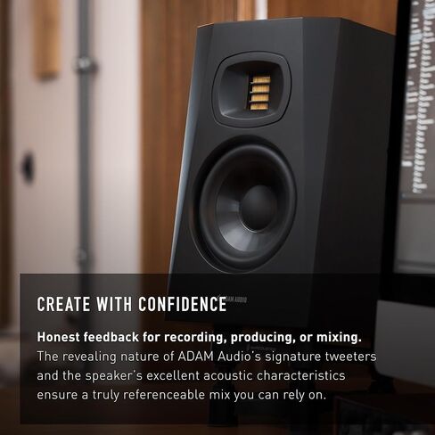 زوج شاشة ADAM Audio T7V Studio وحزمة مضخم صوت الاستوديو T10S Powered Studio 2.1 in Kuwait