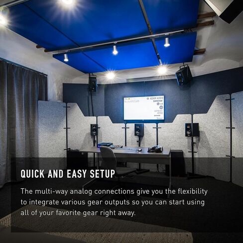 زوج شاشة ADAM Audio T7V Studio وحزمة مضخم صوت الاستوديو T10S Powered Studio 2.1 in Kuwait