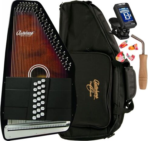 Oscar Schmidt OS21C 21 Chord Classic Autoharp with AC445 Padded Gig Bag in Saudi Arabia