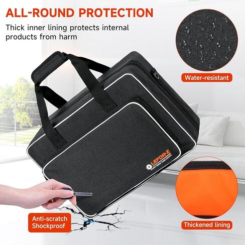 LEFOR·Z Audio Mixer Travel Case Compatible with RODECaster Pro,RODECaster Pro II,TC-Helicon GoXLR,Podcast Mixer Case Protective DJ Mixer Storage Bag for Microphones and More Podcast Equipment in Kuwait