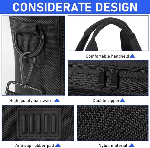 حقيبة حمل خلاط مبطنة من ITHWIU تناسب خلاطات سلسلة Behringer X-AIR (XR12،XR16،XR18)، طول 14.6 بوصة × عرض 7.5 بوصة × ارتفاع 6.7 بوصة، أسود in Kuwait
