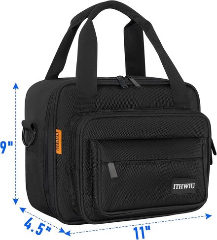 حقيبة حمل خلاط مبطنة من ITHWIU تناسب خلاطات سلسلة Behringer X-AIR (XR12،XR16،XR18)، طول 14.6 بوصة × عرض 7.5 بوصة × ارتفاع 6.7 بوصة، أسود in Kuwait